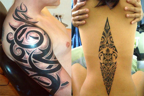 Hawaiian Tribal Animal Tattoo