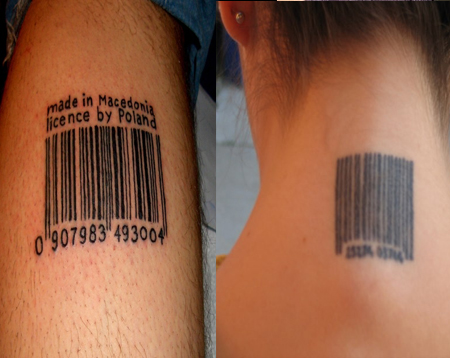 Awesome Barcode Tattoos