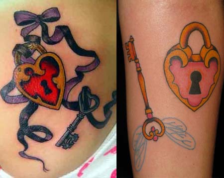 Key to My Heart Tattoos - Designs, Ideas & Meaning - Tattoo Me Now