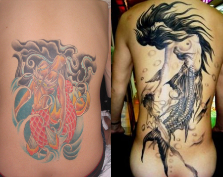 Mermaid tattoos are quite popular today and come in many different styles 
