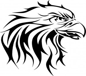 Cool Tribal Eagle Tattoo
