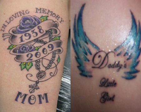 Memorial tattoo