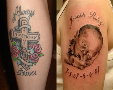 Memorial tattoo