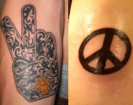 Peace tattoo