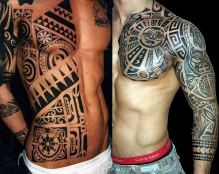 Polynesian Tattoos on Great Polynesian Tattoos For Arm And Chest