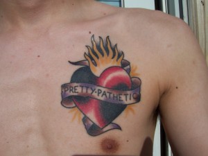 pretty pathetic heart tattoo heart tattoo