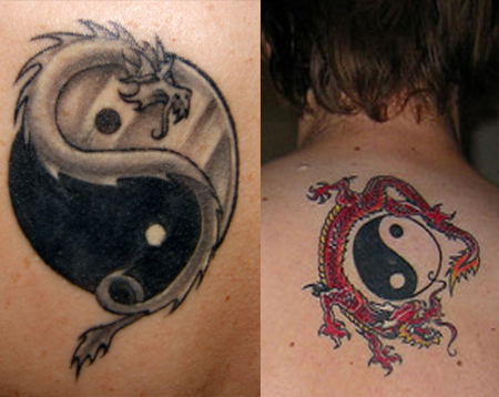 yin yang tattoo