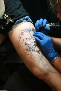 lion tribal tattoo