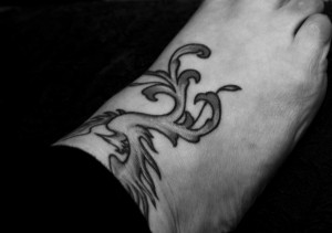 Small phoenix tattoo 