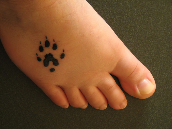 Dog Paw Print Tattoos