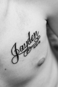 Jayden name tattoo