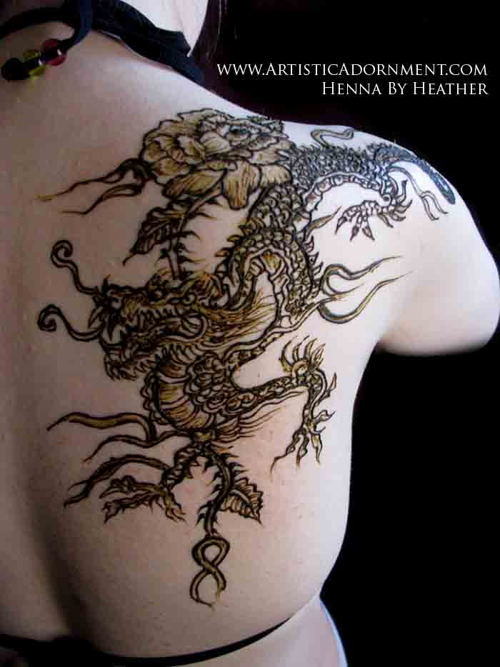 Henna Dragon Tattoo Henna Dragon Tattoo