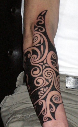 Tribal Forearm Tattoo