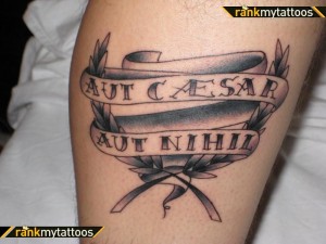 Banner Latin Quote Tattoo