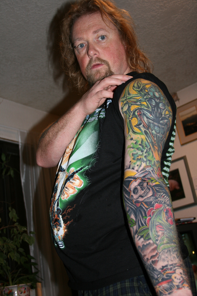 Grim Reaper Sleeve Tattoo