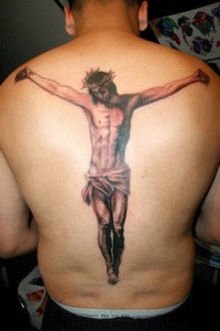 Jesus tattoo