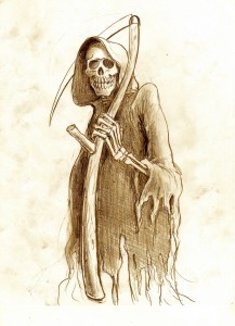 Grim reaper tattoo Design