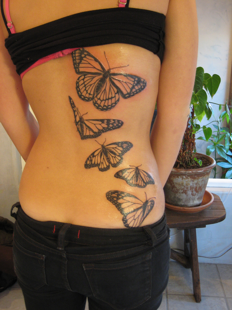 77 Beautiful Butterfly Tattoos - Plus Their Meaning & Photos