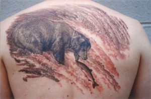 Bear Hunting Tattoo
