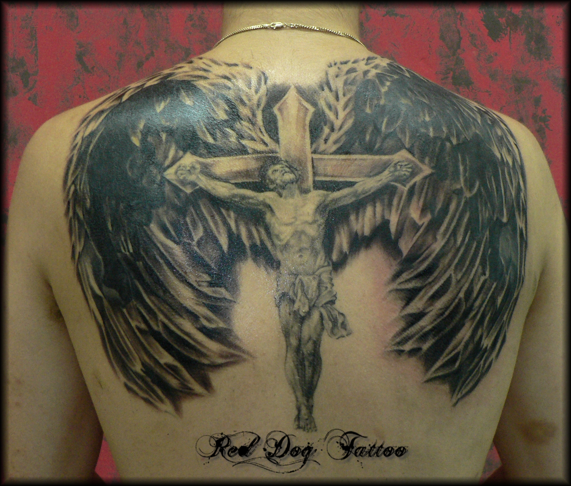 back, tattoo, design