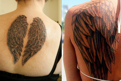 Angel Wing Tattoos Tattoo Ideas Designs Meaning Behind Angel Wing Tattoo Designs Tattoo Me Now