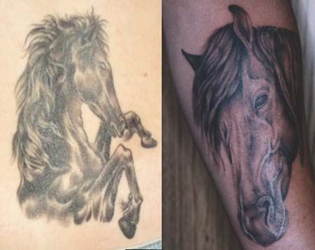 Dark horse tattoos