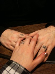3 hands with 3 different finger tattoos 3 hands with 3 different finger tattoo ideas