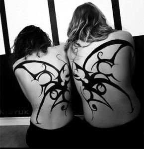 Butterfly sister Tattoos 