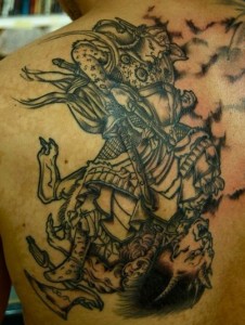 Bold Samurai Tattoo