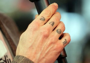 Love Knuckle Tattoo