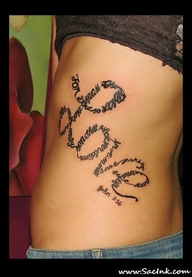 Love Bible Verse Tattoo
