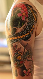 Themed Japanese Dragon Tattoo