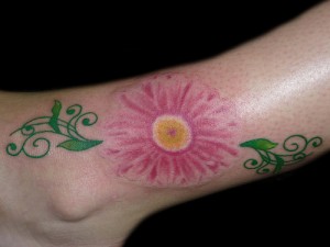 Pink Daisy Tattoo Pink Daisy Tattoo