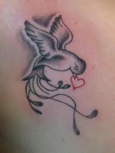 Lovely Dove Tattoo