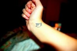 Dove tattoo for the wrist