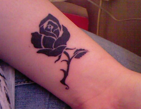 Details more than 71 black rose hand tattoo latest  thtantai2