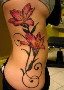 Stunning Hawaiian Flowers Tattoos