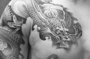 Detailed Japanese Dragon Tattoo