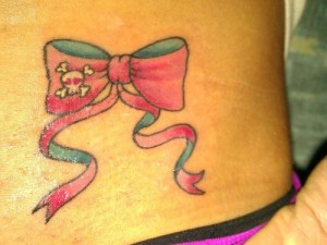 Beautiful bow Tattoo