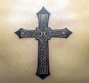 Celtic Cross Faith Tattoo