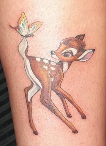 Cute Deer Tattoo