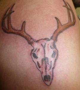 Skull of a Deer Tattoo