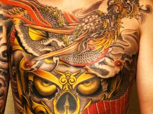 Themed Japanese Dragon Tattoo