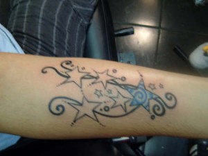 Small Star Forearm Tattoo