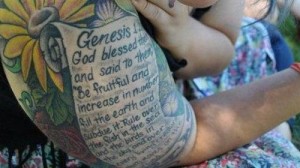 Genesis Bible Verse Tattoo