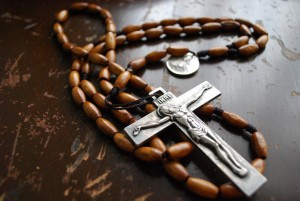 Handmade Rosary with jesus on the cross