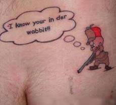 Elmer Fudd Hunting Tattoo Playful Hunting Tattoo