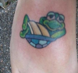 Chillin' Turtle Tattoo