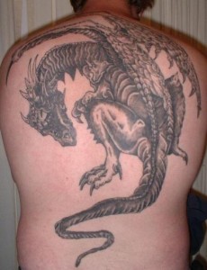 Winged Japanese Dragon Tattoo