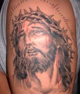 Face of Jesus Tattoo